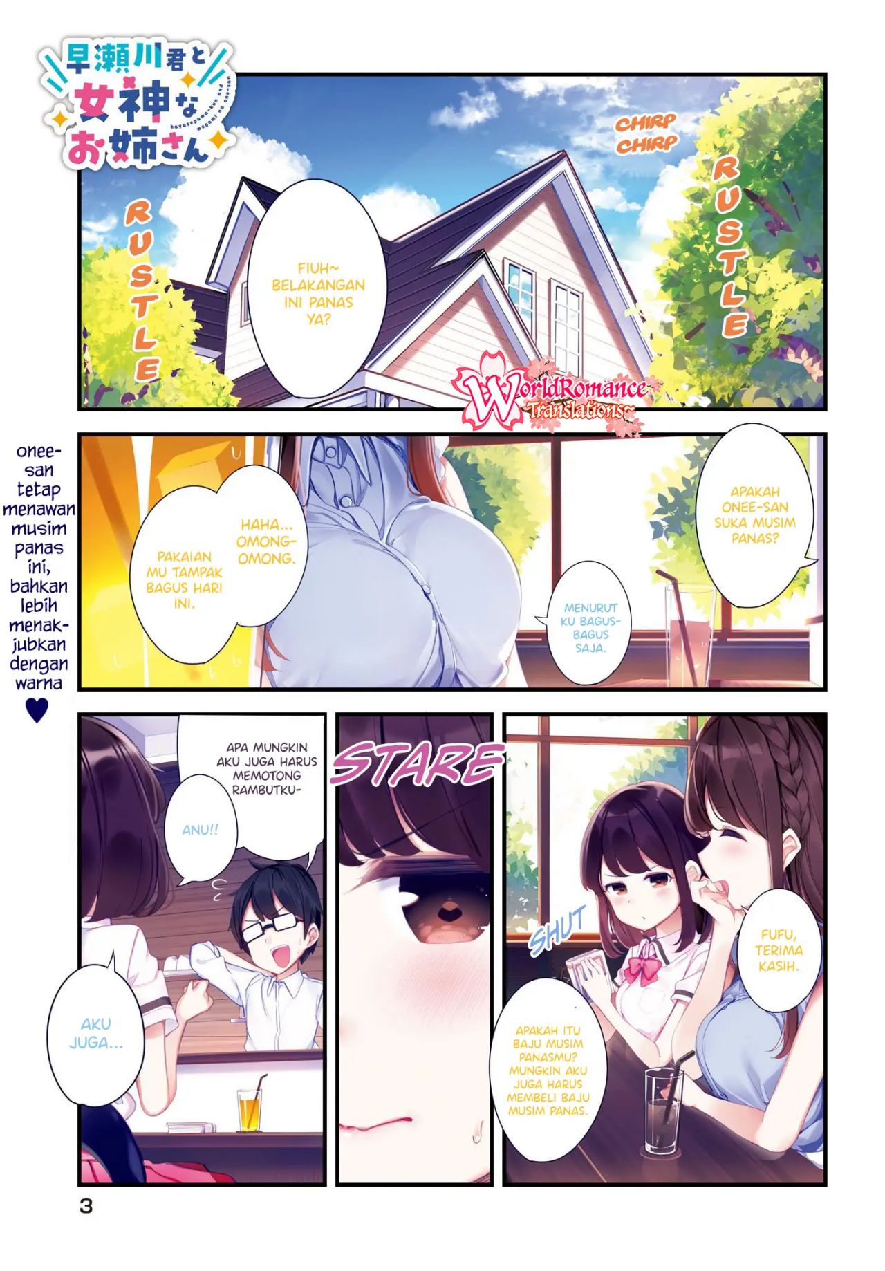 Hayasegawa-kun to Megami na Onee-san Chapter 04 Gambar 2
